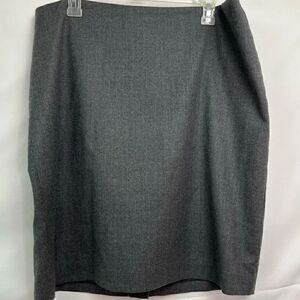 Talbots Gray Wool Career Skirt Brand New